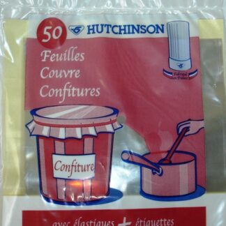 FEUILLESX50 COUVRE POT CONFITURE