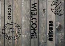 TAPIS VINTAGE WOOD MARRON 50X70