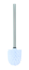 BROSSE WC MANCHE INOX BOULE BLC