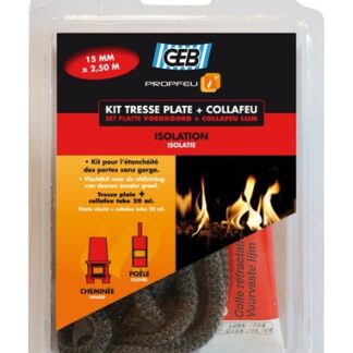 FEU KIT TRESSE PLATE 15MMX3MMX2M50