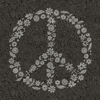 TAPIS COUNTRY SS B PEACE BEIG 55X70