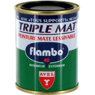 FLAMBO TRIPLE MAT 100ML NOIR MAT