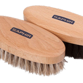 SAPHIR BROSSE OVAL CRIN CHEVAL NOIR