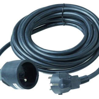 RALLONGE ELEC 3G1.5 PVC 5M NOIR