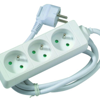 MULTIPRISE X3 BLANC 1.5M