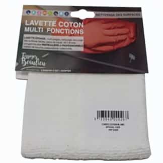 EPONGETTE BLANC POUR CUIR 32X32CM