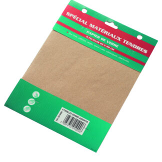 PAPIER VERRE 4FEUILLES GROS GR