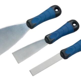 LOT 3 COUTEAUX ACIER MANCHE BI-MAT