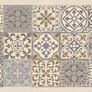 TAPIS VELVET CARREAU CIM OCRE45X75