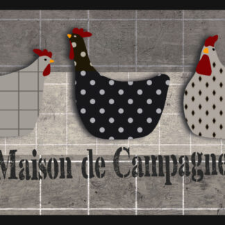 TAPIS VELVET MAISON CAMPAGNE 45X75