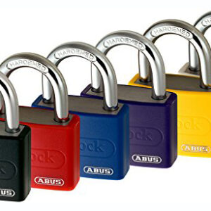 CADENAS 40MM ALU 6 COULEURS BLIST