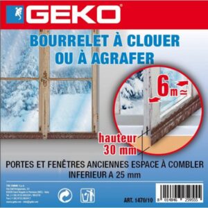GEKO BOURRELET CLOUER 30X6M MARRON