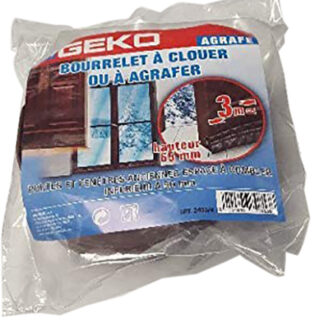 GEKO BOURRELET CLOUER 65X3M MARRON