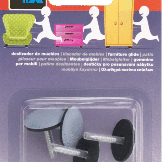 PATINS GLISSX4 MEUBLE DIAM22 GRIS