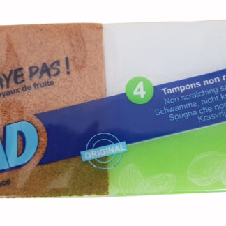 TAMPONS PAD ABRASIF VEGETAL X4