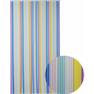 RIDEAU PORTIE TAHITI MULTICOLO9X22