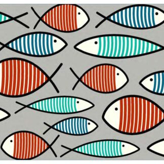 TAPIS VELVET 002817-4 FISH 45X75CM