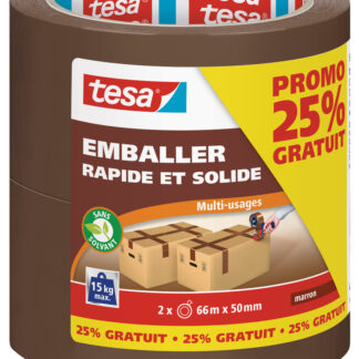 TESA LOT2RLX EMBAL PP66X50 25%GRA