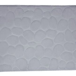 TAPIS BAIN GALET MICROF 50X80 GRIS