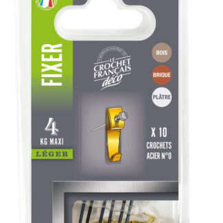 CROCHET LAITON X10 N°0