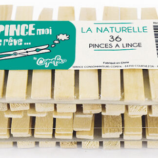 PINCELINGE BOIS X 36 LA NATURELLE