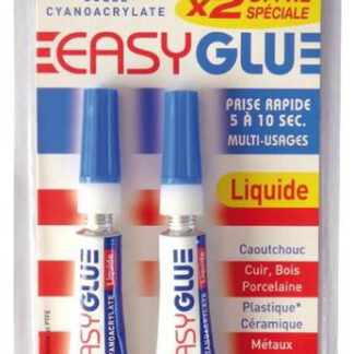 EASY GLUE LOT DE 2 TUBES DE 3GR
