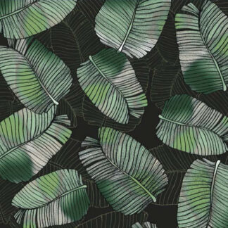 TAPIS VELVET FEUILLAG TROPIC2 45X75