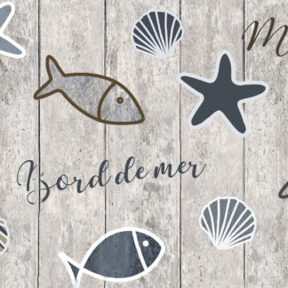 TAPIS VELVET DESSIN MARINS 45X75