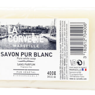 SAVON MARSEILLE 400G BLANC