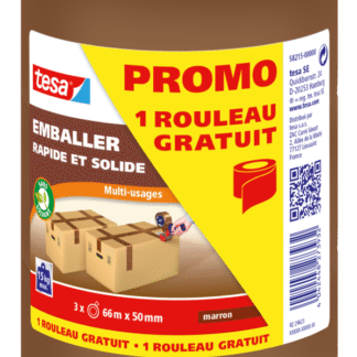 TESA 2RLX EMBAL 66X50 +1 GRATUIT