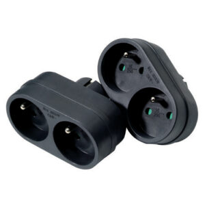 MULTIPRISE 2X16A NOIR LOTX2