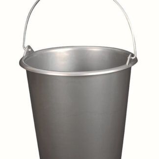 SEAU 5L MENAGE SILVER ANSE METAL