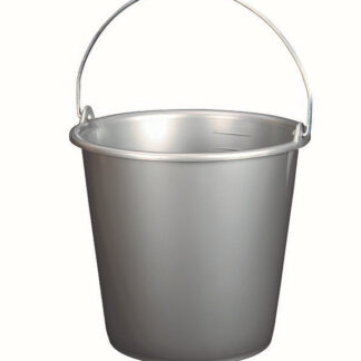 SEAU 10L MENAGE SILVER