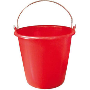 SEAU 12L MENAGE ROUGE