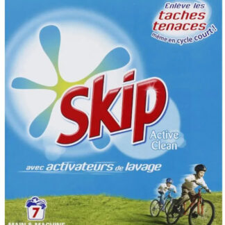 SKIP LESSIVE POUDRE 7 LAVAGES 490G