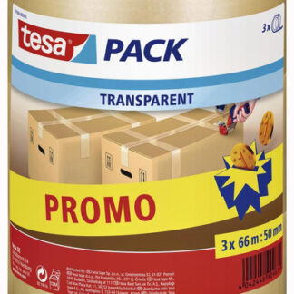 TESA PROMO EMBALL X3 PP TRANS 66X50