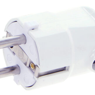 FICHE COUDEE 16A 2P+T BLANC