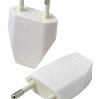 FICHE 2.5A BLANC 2PC