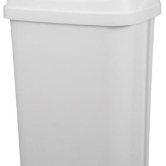 POUBELLE COUV.BASCULANT 25L BLANC
