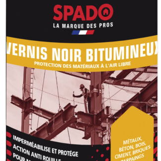 SPADO VERNIS NOIR BITUMINEUX 1L