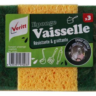 3 TAMPONS S/EPONGE VEGETALE VERITT