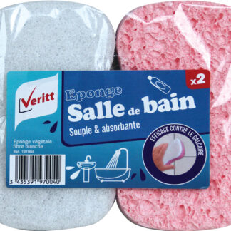 2 EPONGES SANITAIRE VEGE ERGO VERIT