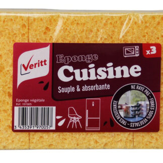 3 EPONGES VEGETALES 9X7 VERITT