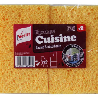 2 EPONGES VEGETALES 12X8 VERITT