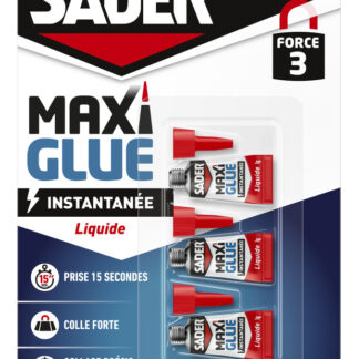 SADER MAXIGLUE LIQUIDE 3 X 1GR