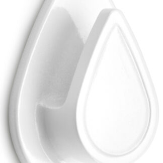 CROCHET ADHESIF GOUTTE BLANC