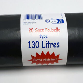 SAC POUB 130LX20 NOIR 70 MICRONS