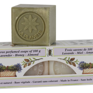 TRIO SAVONS 100G SS PALME JARDIN