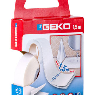 GEKO ADH DBLE FACE MOUSSE 19MMX1.5M