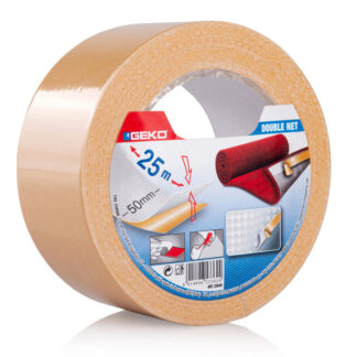GEKO ADH DOUBLE FACE 50MMX25M BLANC